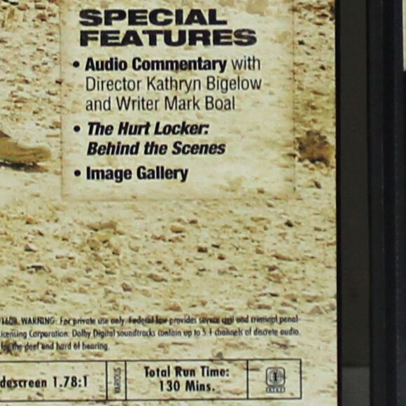 The Hurt Locker Video on DVD with Case And Outer Sleeve - Picture 10 of 12